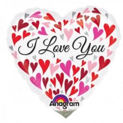 בלון מיילר 18- I LOVE YOU - לבבות קטן